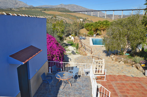 casa rural con piscina en Málaga (Caminito del Rey)