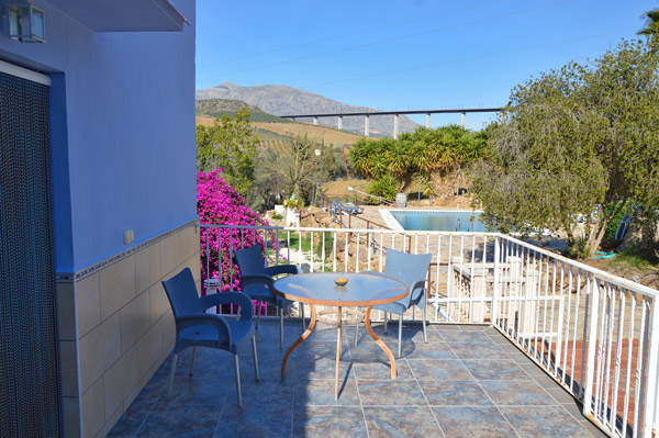 Terraza en la naturaleza